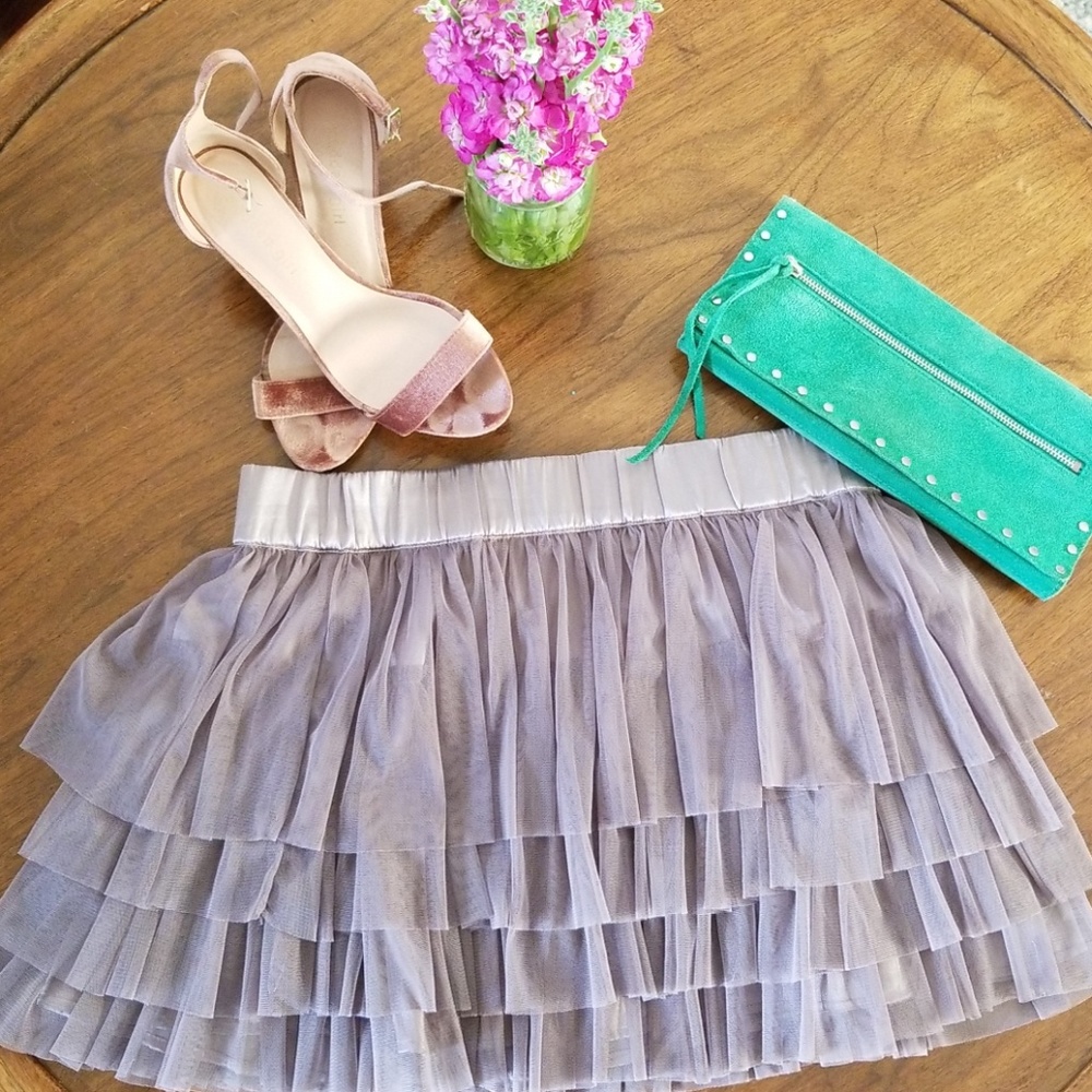 H&M tulle layered skirt.